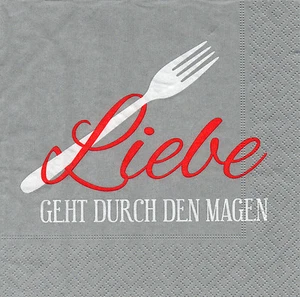 4 servilletas servilletas con motivo técnica de servilletas refrán expresión (1299)  - Imagen 1 de 4