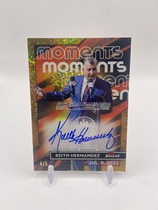 *2023 Topps Finest Treasure Box Keith Hernandez Auto 4/5 (NY METS)*