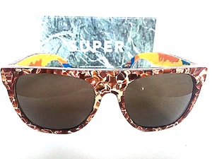 Gafas de sol RetroSuperFuture Flattop 13E ámbar para hombre y mujer Italia - Imagen 1 de 5