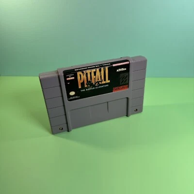 PITFALL The Mayan Adventure Super Nintendo (SNES) Game - Tested - Image 1 of 3