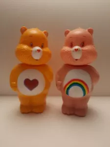 Vintage Care Bears Shampoo Bottles Empty RARE FREE SHIPPING  - Picture 1 of 1
