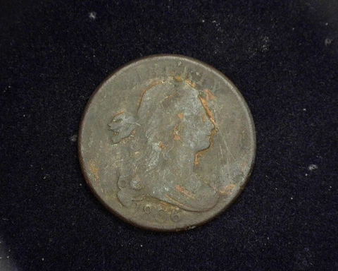HS&C: 1806 Large Cent Draped Bust Cent F - US Coin Cover