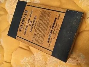 Vintage "Nylofoam Shampoo & wash for Automobile" Sealed 12 oz Box - Picture 1 of 3