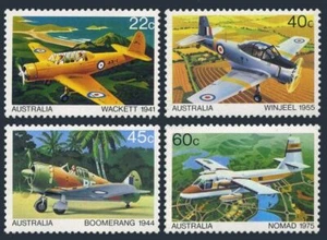Australia 759-762, MNH. Michel 736-739. Military training planes, 1980. - Picture 1 of 1