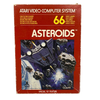 Asteroids - Atari 2600 Boxed w/ Manual - Image 1 of 4