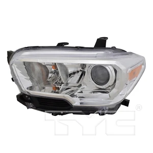 TYC 20-9750-40-9 Headlight Left Driver Side LH Halogen Chrome w/o LED DRL CAPA - Picture 1 of 6