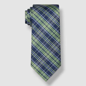 Tommy Hilfiger Men's green Miami Check Tie 58x3 - Picture 1 of 1