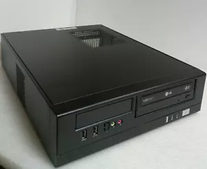 PC Chenbro PC-71169 - H05 Slim Micro ATX Gehäuse schwarz Netzteil 300W + DVD RW - Bild 1 von 4