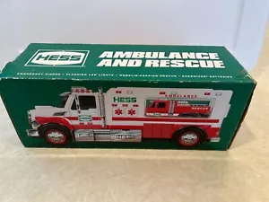 2020 Hess Ambulance Truck & Rescue w/ Working Lights & Original Box - Picture 1 of 23
