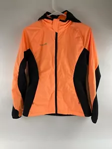 Avalanche Jacket Women's Size S Orange Hoodie Full Zip Lightweight Windbreaker - Picture 1 of 12