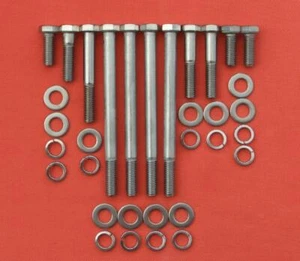 MOPAR 273 318 340 360 bomba de agua acero inoxidable pernos de cabeza hexagonal - Imagen 1 de 1