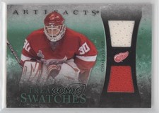 2010-11 Upper Deck Artifacts Treasured Swatches Dual Emerald /15 Chris Osgood