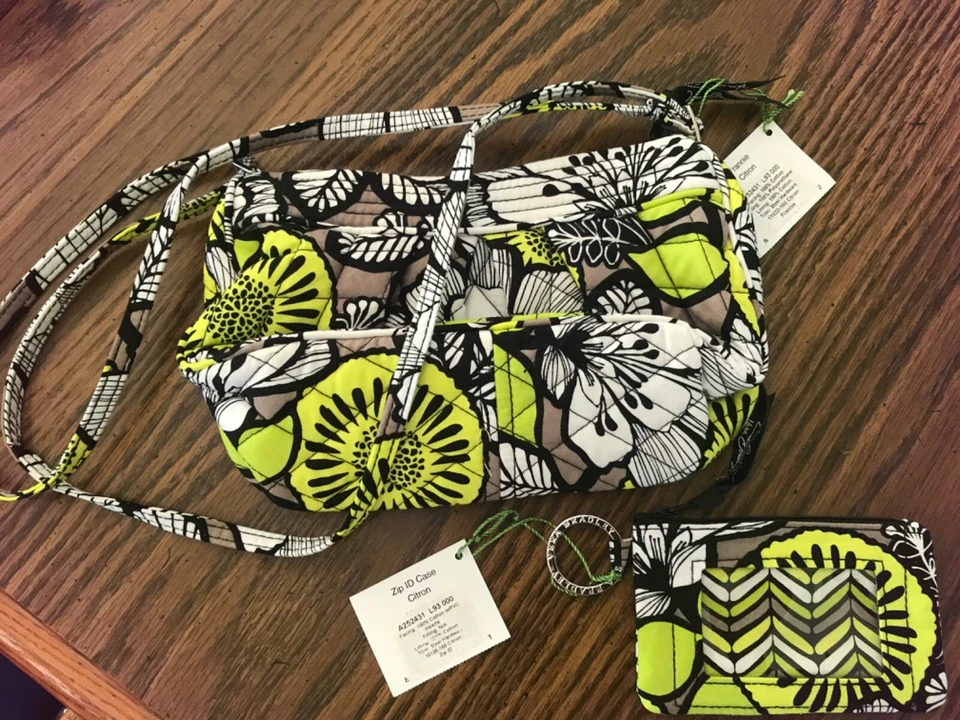 Vera Bradley NWT Crossbody Frannie & ID Case Foto 1 de 1