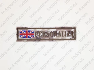 Parche bordado NAME TAPE MIMETIC UK Gris - Imagen 1 de 1