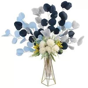 Fake Flowers with Vase Artificial Flowers for Decoration Faux Flowers Arrange... - Picture 1 of 7