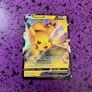 Pokémon TCG SWSH Vivid Voltage Pikachu V #43/185 Ultra Rare - Picture 1 of 10