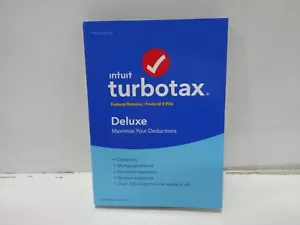 Intuit Turbotax Deluxe Federal + State 2018 Tax Software - Picture 1 of 2
