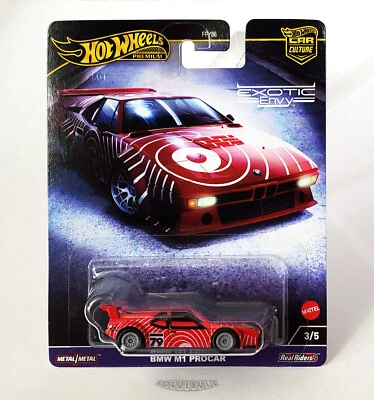 🚦Hot Wheels 2024 Premium Car Culture - Envidia exótica - BMW M1 Procar - Error Foto 1 de 4