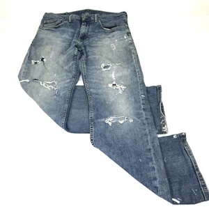 Levi's Herren 559 Jeans rot Tab entspannt gerade Risse distressed geschlagen 32 x 32 - Bild 1 von 7