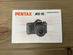 Vintage Pentax MZ-10 Operating Manual Only  1996 Japan - Picture 1 of 12