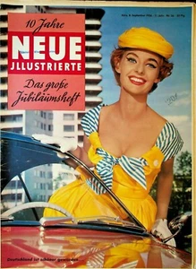 Neue Illustrierte 8. September 1956 Greta Garbo Rita Hayworth Mamie van Doren - Bild 1 von 4