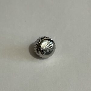 Rolex used steel 7mm crown genuine, 5513 1680 mk1 generation, need screw part