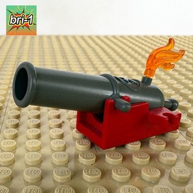 LEGO Pirates 1: Crossed Cannons Cannon, 518, 6285, BLACK SEAS BARRACUDA, 1989