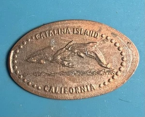Elongated Penny🐬🐬🐬 (Catalina Island, Kalifornien ***Three Dolphin Design***) - Bild 1 von 1