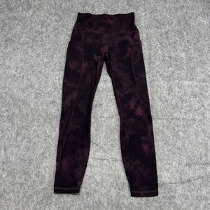 Lululemon Pants Womens 6 Purple Tie Dye Align Leggings Pocket Yoga Gym Casual - Bild 1 von 18