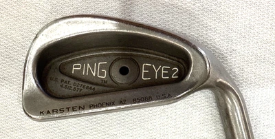PING EYE 2 ~ 4 Iron ~ Karsten K Steel Shaft, RH ~ Black Dot 38.5" - Image 1 of 4