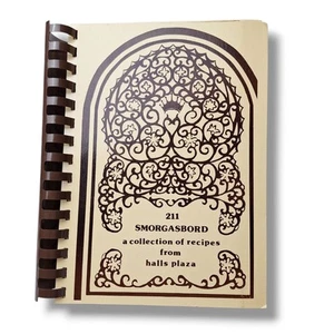 Vintage 211 Smorgasbord Recipes from Halls Plaza Spiral Cookbook Kansas City MO - Picture 1 of 17