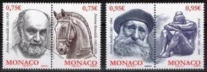 MONACO 2011 Antoine Bourdelle e Aristide Maillol 4v MNH** - Picture 1 of 1