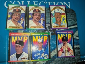 FRED McGRIFF 1989 DONRUSS MVP #BC-19 FREE SHIP,TONY GWYNN 💎 KINGS ALL 6 LOT🔥⚾ - Picture 1 of 7