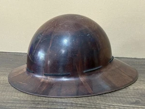 Vintage MSA Miners Safety Helmet Hard Hat Skullgard Fibreglass W/ Liner USA - Picture 1 of 10