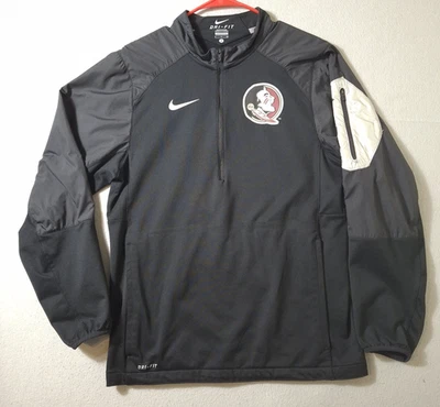Nike Diamond Quest Full Zip Hybrid Jacket Men's Small FSU Reflective Pocket - Image 1 of 4