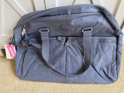 Bolso de Lona Kipling Eugenia Periwinkle Azul Fin de Semana Nuevo con Etiquetas Venta al por menor $139 Foto 1 de 4