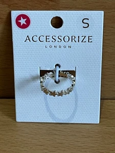 Accessorize Star Band Ring - Size S (L) - Picture 1 of 5