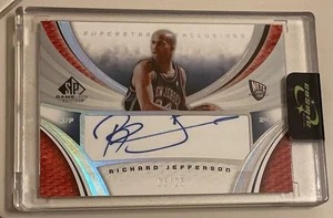2005 Upper Deck Richard Jefferson Superstar Exclusives Auto /25! - Picture 1 of 2