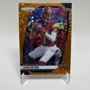 Panini Prizm 2024 - Jahan Dotson - Orange Disco Prizm - #290 - Imagen 1 de 4