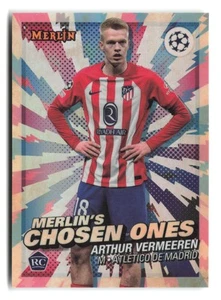 2023-24 Merlin UEFA Club Competitions #MC-4 Arthur Vermeeren Merlin's Chosen One - Picture 1 of 2