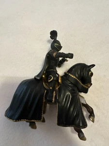 Schleich - Mythical Black Knight Horse Retired 2003-READ! - Picture 1 of 11