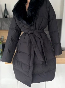 ¡NUEVO! RALPH LAUREN Reg. €399- Abrigo de plumón Abrigo acolchado Largo Midi Abrigo envolvente L - Imagen 1 de 4