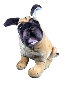 Realistic Roughly 20” Tall Pug #2125 Melissa and Doug Plush Stuffed - Picture 1 of 10