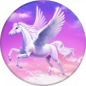 PopSockets Pegasus Magic Single Phone Grip PopSocket Universal Phone Holder - Picture 1 of 3