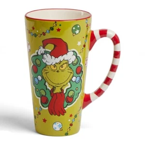 Dr. Seuss The Grinch Latte Becher Heißgetränk groß Becher Weihnachtsgeschenk Brandneu - Bild 1 von 2