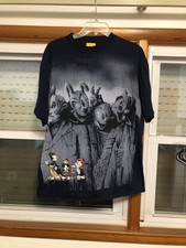 Vintage 1995 Anamaniacs Mt Rushmore T Shirt L Pinky and the Brain Cartoon RARE