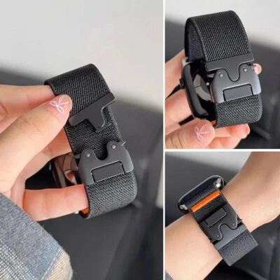 Correas de paracaídas para Apple Watch Ultra 3 bandas correa pulsera iWatch 11 10 987SE Foto 1 de 4