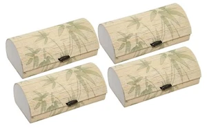4 x Bambus Dosen Schachtel Schatulle Box 17 x 9 cm - Bild 1 von 7
