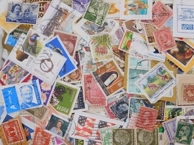 STAMP WORLD WIDE 70g lot ON paper charity commemorative collection kiloware - Image 1 of 4