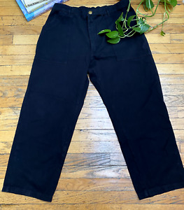 Big Bud Press Spodnie Damskie XL Czarne Spodnie robocze Elastyczna talia Bawełna WYPRODUKOWANE W USA